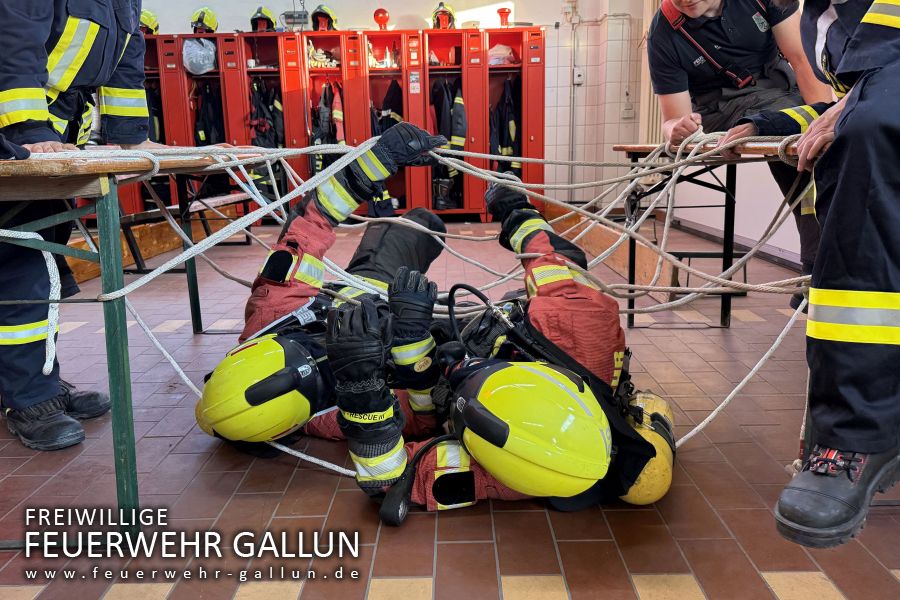 Ausbildung mit der Feuerwehr Mittenwalde